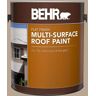 BEHR 1 gal. #RP-14 Natural Shake Flat Multi-Surface Exterior Roof Paint