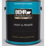 BEHR PREMIUM PLUS 1 gal. #N550-2 Centre Stage Satin Enamel Exterior Paint & Primer