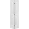 Masonite 24 in. x 80 in. Roman 2-Panel Round Top Primed Whited Hollow-Core Smooth Composite Bi-fold Interior Door