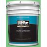 BEHR PREMIUM PLUS 5 gal. #P390-5 Garden Stroll Satin Enamel Exterior Paint & Primer