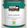 BEHR PREMIUM PLUS 1 gal. #790C-3 Dolphin Fin Semi-Gloss Enamel Low Odor Interior Paint & Primer