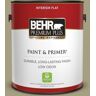 BEHR PREMIUM PLUS 1 gal. #PPU9-22 Cricket Flat Low Odor Interior Paint & Primer