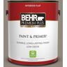 BEHR PREMIUM PLUS 1 gal. #MQ2-57 Art District Flat Low Odor Interior Paint & Primer