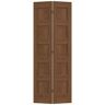 JELD-WEN 36 in. x 80 in. Conmore Hazelnut Stain Smooth Hollow Core Molded Composite Interior Closet Bi-Fold Door