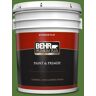 BEHR PREMIUM PLUS 5 gal. #P380-7 Luck of the Irish Flat Exterior Paint & Primer