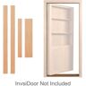 InvisiDoor Cherry Inswing Jam/Threshold Accessory for 32 in. or 36 in. Bookcase