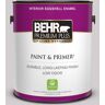 BEHR PREMIUM PLUS 1 gal. #N570-1 Opera Eggshell Enamel Low Odor Interior Paint & Primer