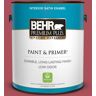 BEHR PREMIUM PLUS 1 gal. #T13-18 Ski Patrol Satin Enamel Low Odor Interior Paint & Primer