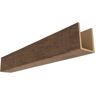 Ekena Millwork HeritageTimber 7.5 in. x 5.5 in. x 12 ft. Rustic Sawn Kona Brown Faux Wood Beam