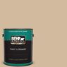 BEHR PREMIUM PLUS 1 gal. #S280-3 Practical Tan Semi-Gloss Enamel Exterior Paint & Primer