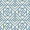 SURFACE STYLE Latticework Wedgewood Blue Vinyl Peel and Stick Wallpaper Roll (Covers 30.75 sq. ft.)