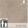 Tan Beige Slate 24 in. x 48 in.  Thin and Flexible Stone Sheet Wall Tile (8 sq. ft. / Case)