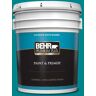 BEHR PREMIUM PLUS 5 gal. #500B-7 Tucson Teal Satin Enamel Exterior Paint & Primer