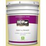 BEHR PREMIUM PLUS 5 gal. #T17-16 Thats My Lime Eggshell Enamel Low Odor Interior Paint & Primer