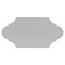 Merola Tile Textile Basic Provenzal Silver 6-1/4 in. x 12-3/4 in. Porcelain Floor and Wall Tile (8.8 sq. ft./Case)