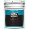 BEHR PREMIUM PLUS 5 gal. #480C-2 Pastel Jade Satin Enamel Exterior Paint & Primer