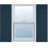 Ekena Millwork 14 in. x 44 in. Lifetime Vinyl TailorMade Four Board Joined Board and Batten Shutters Pair Midnight Blue