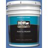 BEHR PREMIUM PLUS 5 gal. #590B-6 Flying Fish Satin Enamel Exterior Paint & Primer