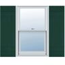 Ekena Millwork 14 in. x 44 in. Lifetime Vinyl TailorMade Four Board Joined Board and Batten Shutters Pair Midnight Green