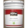 BEHR PREMIUM PLUS 5 gal. #BNC-35 Ground Pepper Flat Low Odor Interior Paint & Primer