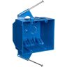 Carlon 2-Gang 32 cu. in. Blue PVC New Work Electrical Switch and Outlet Box (Case of 50)