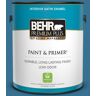 BEHR PREMIUM PLUS 1 gal. #T18-14 Soul Search Satin Enamel Low Odor Interior Paint & Primer