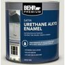 BEHR PREMIUM 1 qt. #N370-1 Roadster White Satin Enamel Urethane Alkyd Interior/Exterior Paint