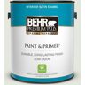 BEHR PREMIUM PLUS 1 gal. #BL-W06 Whispering Waterfall Satin Enamel Low Odor Interior Paint & Primer