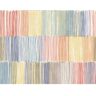 LILLIAN AUGUST 60.75 sq. ft. Coastal Haven Summer Sky Arielle Abstract Stripe Embossed Vinyl Unpasted Wallpaper Roll