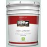 BEHR PREMIUM PLUS 5 gal. #490E-3 Celtic Gray Flat Low Odor Interior Paint & Primer