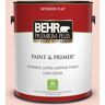 BEHR PREMIUM PLUS 1 gal. #M170-1 Pink Elephant Flat Low Odor Interior Paint & Primer