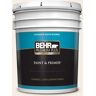 BEHR PREMIUM PLUS 5 gal. #PWN-25 Champagne Flute Satin Enamel Exterior Paint & Primer