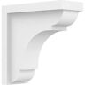 Ekena Millwork 3-1/2 in. x 9 in. x 9 in. Standard Bryant Architectural Grade PVC Unfinished Bracket