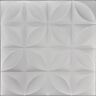 A La Maison Ceilings Perceptions Silver 1.6 ft. x 1.6 ft. Decorative Foam Glue Up Ceiling Tile (21.6 sq. ft./case)