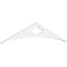 Ekena Millwork Pitch Turner 1 in. x 60 in. x 15 in. (5/12) Architectural Grade PVC Gable Pediment Moulding