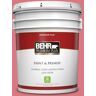 BEHR PREMIUM PLUS 5 gal. #P160-4 Juicy Details Flat Low Odor Interior Paint & Primer