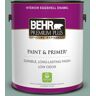 BEHR PREMIUM PLUS 1 gal. #S430-4 Green Meets Blue Eggshell Enamel Low Odor Interior Paint & Primer