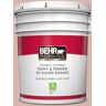 BEHR PREMIUM PLUS 5 gal. #170E-3 Bridal Rose Hi-Gloss Enamel Interior/Exterior Paint & Primer