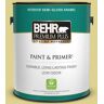 BEHR PREMIUM PLUS 1 gal. #T17-16 Thats My Lime Semi-Gloss Enamel Low Odor Interior Paint & Primer