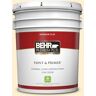 BEHR PREMIUM PLUS 5 gal. #330A-1 Bonnie Cream Flat Low Odor Interior Paint & Primer