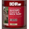 BEHR 1 gal. #SC-111 Wood Chip Flat Masonry, Stucco and Brick Interior/Exterior Paint