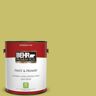 BEHR PREMIUM PLUS 1 gal. #P350-5 Go Go Lime Flat Low Odor Interior Paint & Primer