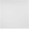 GENESIS 23.75 in. x 23.75 in. Border Fill Vinyl Lay-In White Ceiling Tile (Case of 12)