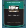 BEHR PREMIUM PLUS 1 gal. #530D-7 Grand Rapids Semi-Gloss Enamel Exterior Paint & Primer