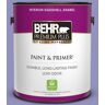 BEHR PREMIUM PLUS 1 gal. #PPU16-05 Lily of the Nile Eggshell Enamel Low Odor Interior Paint & Primer