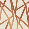Tempaper Genevieve Gorder Intersections Bronze Removable Peel and Stick Vinyl Wallpaper, 28 Sq. Ft.