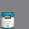 BEHR PREMIUM PLUS 1 gal. #PPU26-03 Legendary Gray Satin Enamel Low Odor Interior Paint & Primer