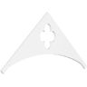 Ekena Millwork Pitch Turner 1 in. x 60 in. x 30 in. (11/12) Architectural Grade PVC Gable Pediment Moulding