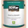 BEHR PREMIUM PLUS 1 gal. #BXC-64 Shortbread Cookie Semi-Gloss Enamel Low Odor Interior Paint & Primer