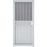 Grisham Vegas 32 in. x 80 in. Universal Reversible White Steel Security Storm Door